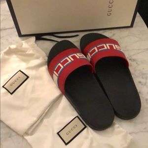 Gucci pool slides